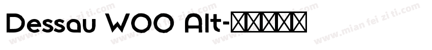 Dessau W00 Alt字体转换